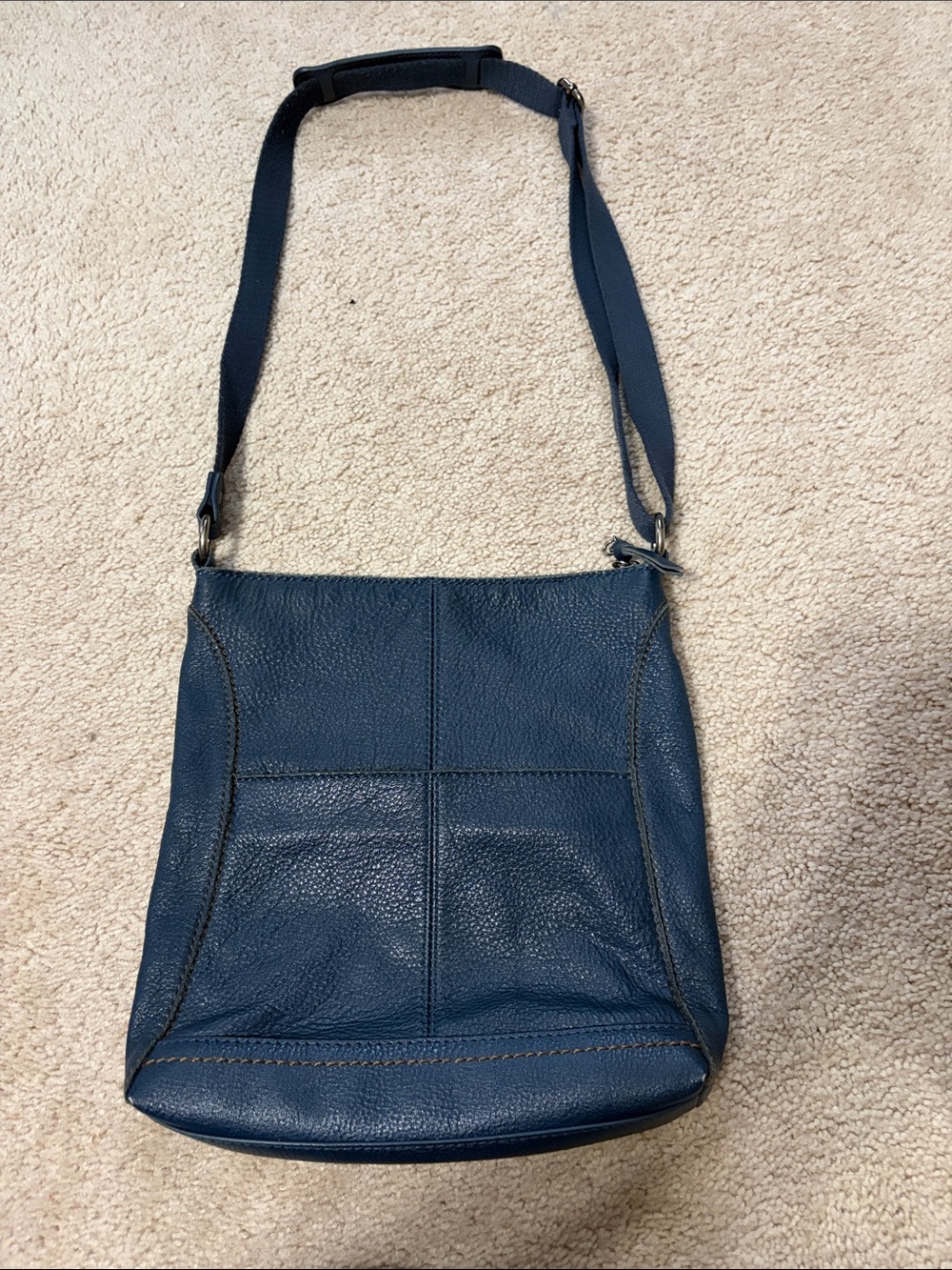 The Sak Blue Pebbled Crossbody Bag - Picture 3 of 6